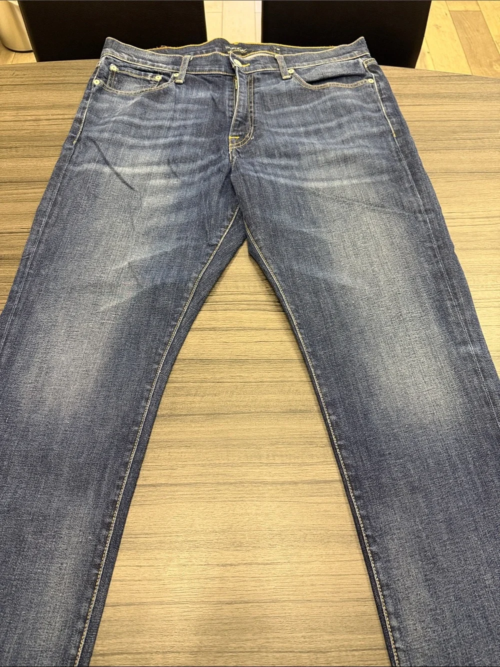 Lucky Brand Men's Faded Blue Slim Straight Jeans